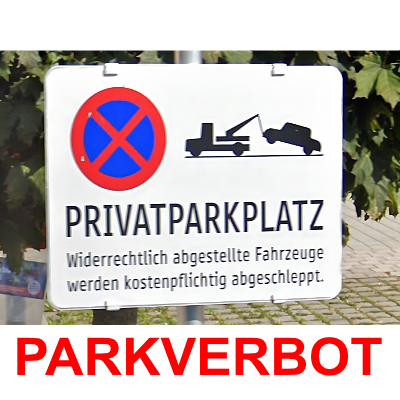 Parkverbot beim Feuerwehrhaus