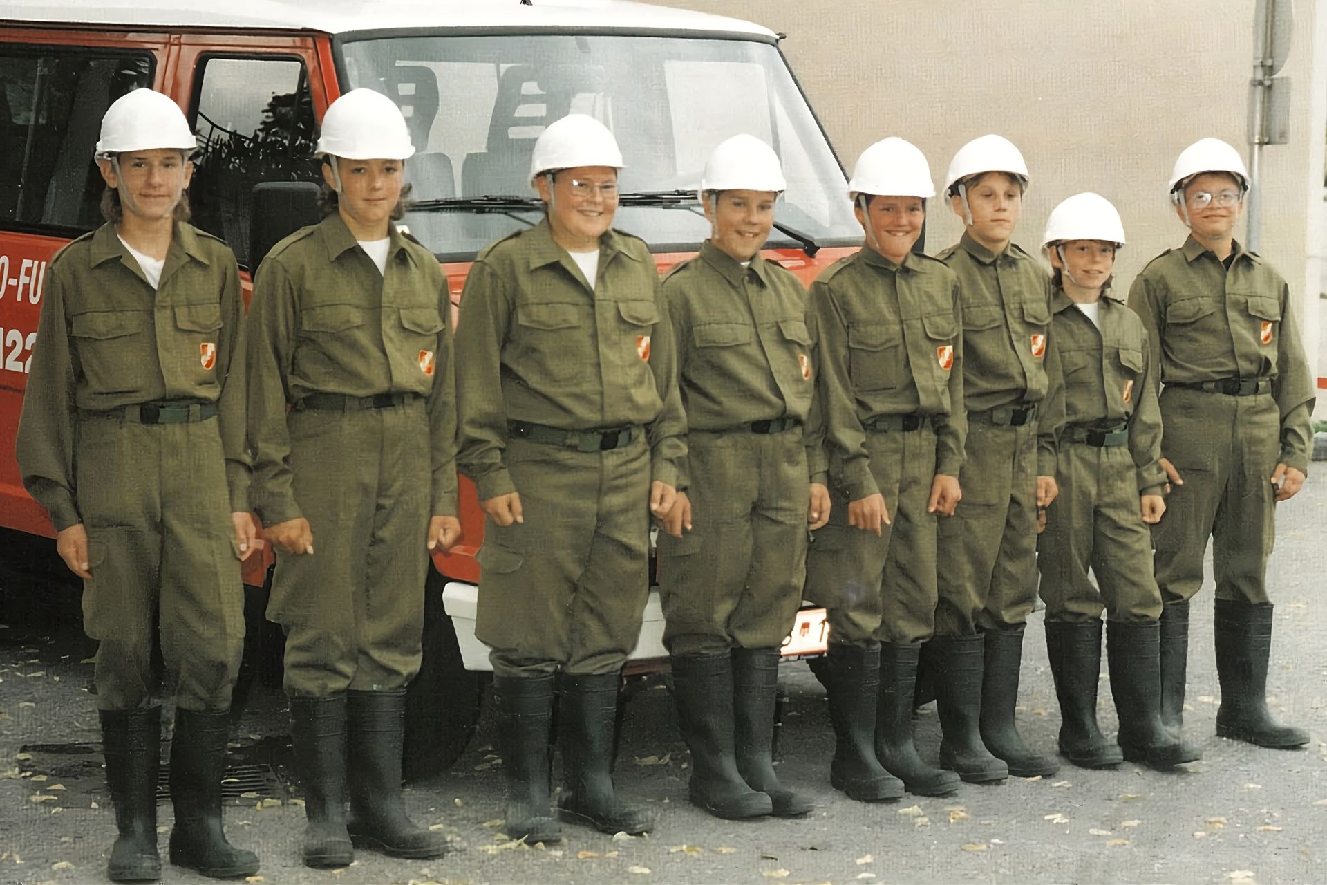 Erstes bekanntes Foto der Feuerwehr Höchst