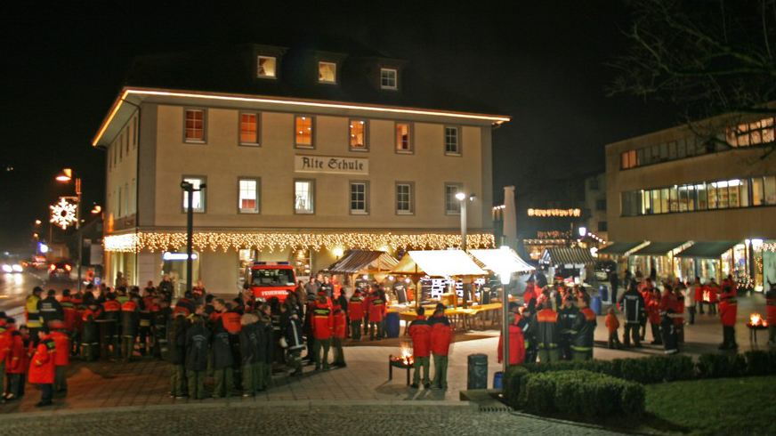 Erstes bekanntes Foto der Feuerwehr Höchst