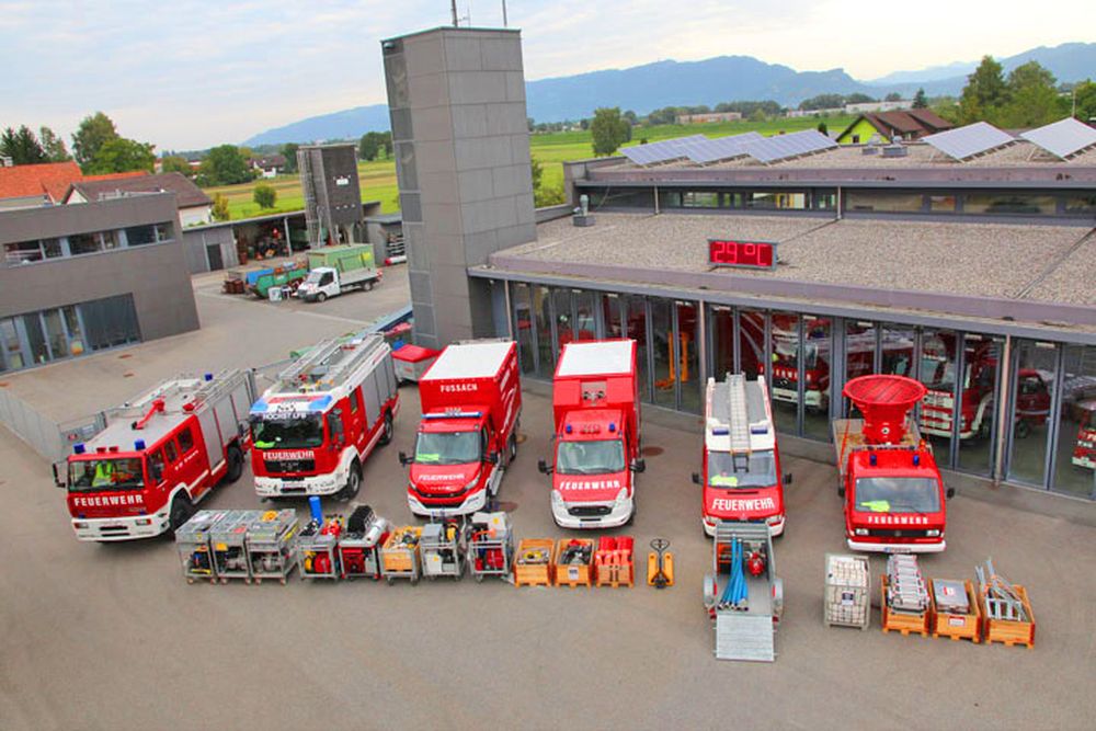 Übersicht der Fahrzeuge und Ausrüstung des K-Zug Rheindelta
